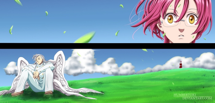Gowther and Mael from The Seven Deadly Sins