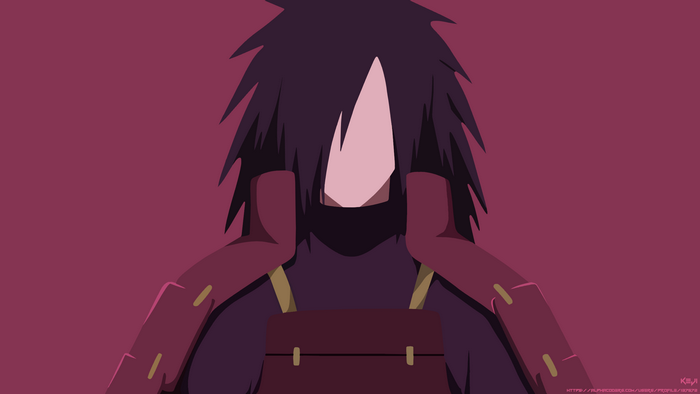 Minimalist Madara Uchiha from Naruto