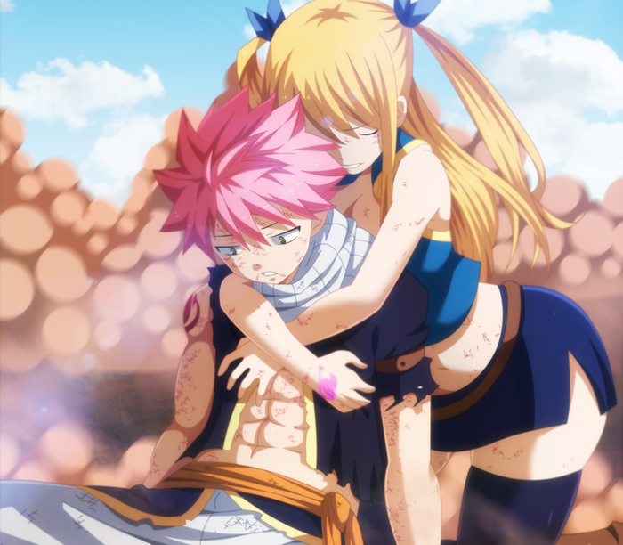 Natsu Dragneel and Lucy Heartfilia from Fairy Tail