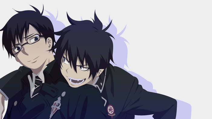 Rin Okumura and Yukio Okumura from Blue Exorcist