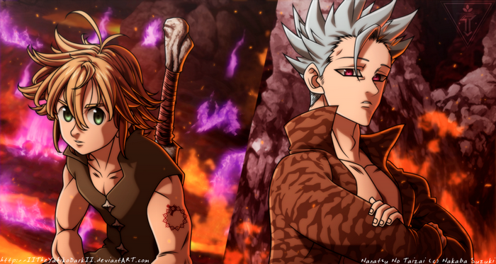 Meliodas and Ban from The Seven Deadly Sins
