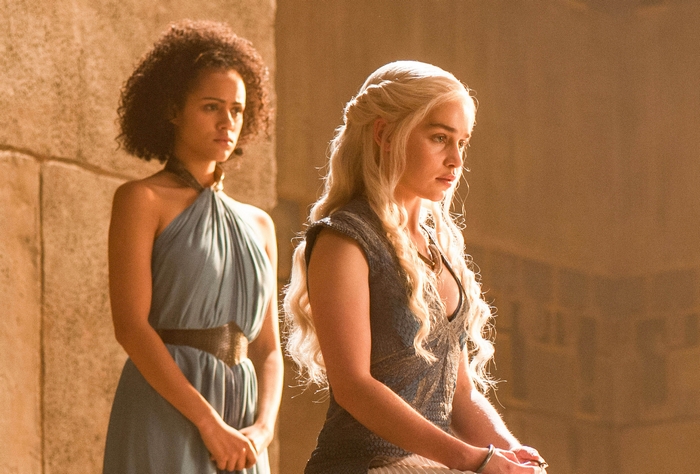 Daenerys Targaryen and Missandei from Game of Thrones