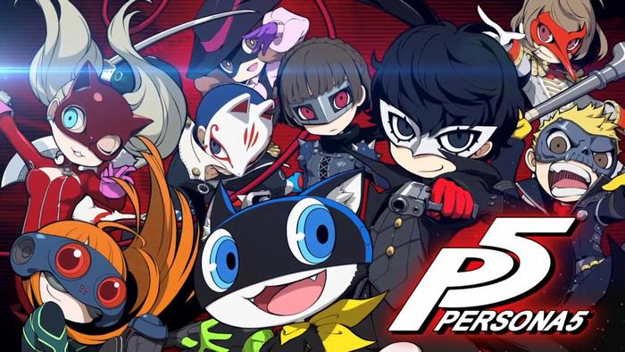 Persona 5 characters in chibi style