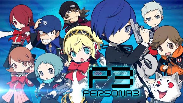 Persona 3 characters in Chibi style
