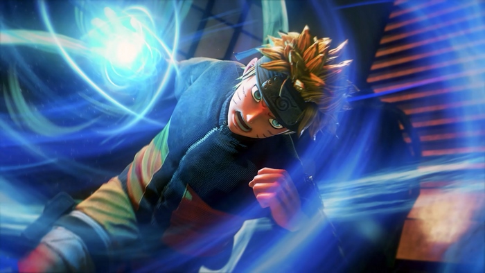 Naruto Uzumaki from Naruto using Rasengan