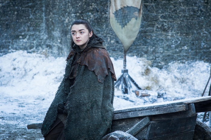 Arya Stark from Game of Thrones in Winter