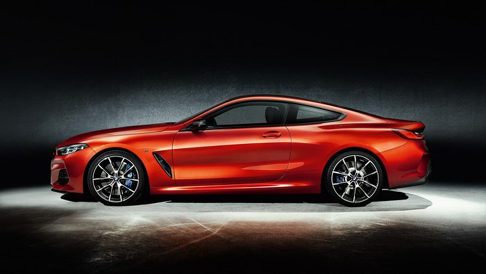 Red BMW M850i Coupe Luxury Car
