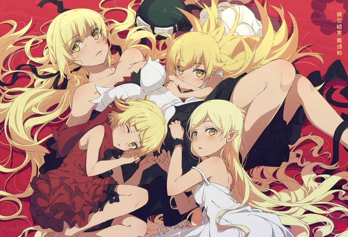 Shinobu Oshino and Kiss-shot Acerola-orion Heart-under-blade