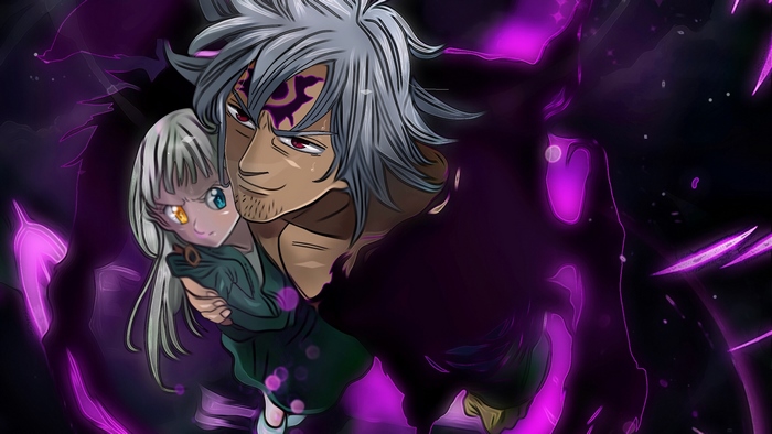 Elizabeth Liones and Estarossa from The Seven Deadly Sins