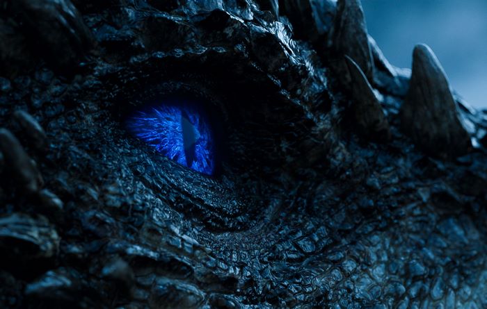 Viserion the Dragon from Game of Thrones