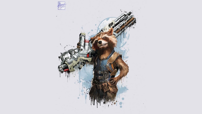 Rocket Raccoon from Guardians of the Galaxy