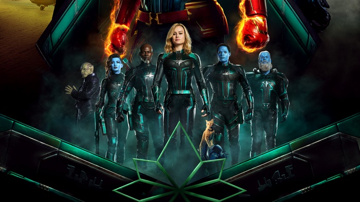 Captain Marvel and the Kree team