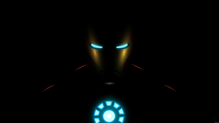 Iron Man Artwork Minimal Dark Background