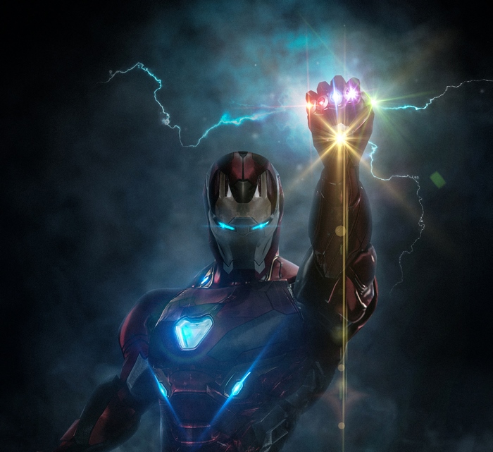 Iron Man with Infinity Gauntlet