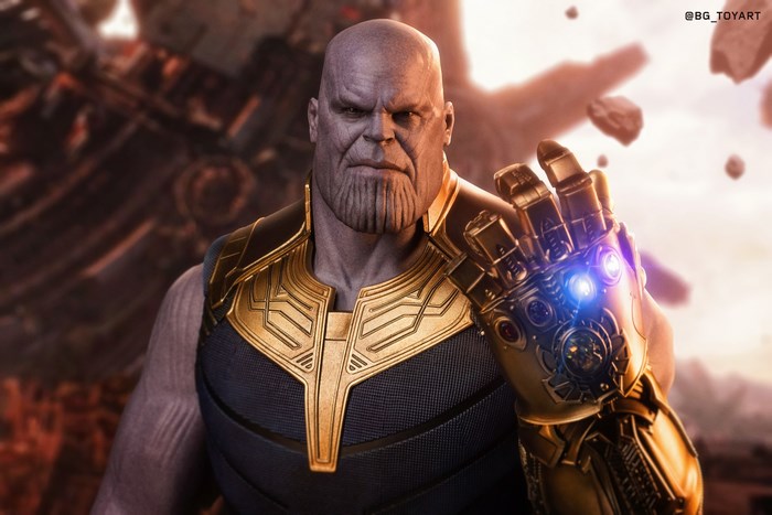 Thanos Digital Art 4K Superhero Artwork