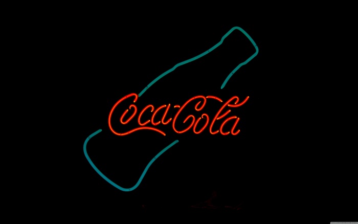 Neon Coca-Cola Bottle Sign