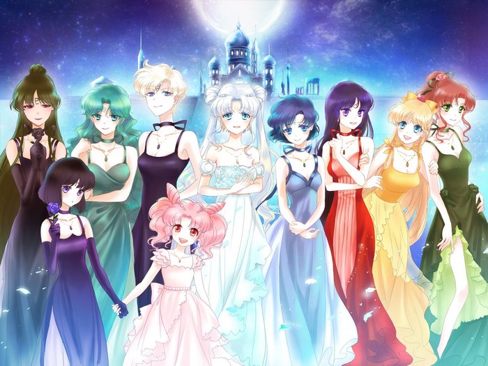 Sailor Senshi from Sailor Moon series