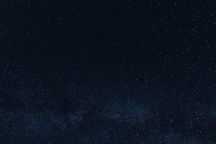 Starry night sky with the Milky Way