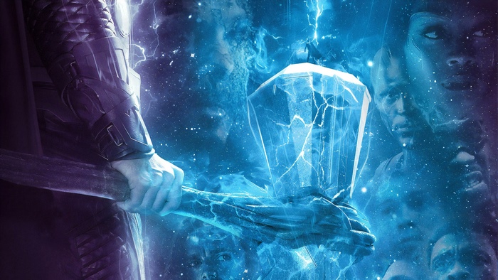 Thor from Avengers Endgame 4K poster