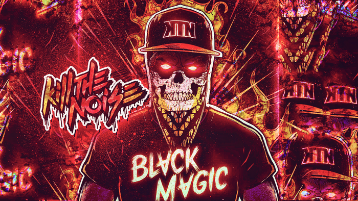 Kill The Noise Black Magic Skull Art
