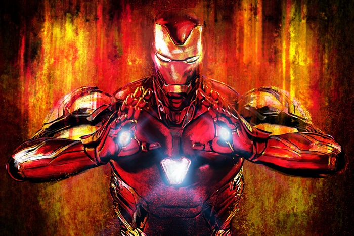 Iron Man from Avengers Endgame artwork