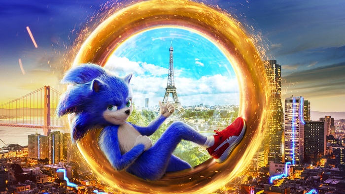 Sonic the Hedgehog in Paris 4K