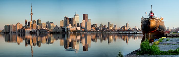 Toronto Skyline and Ship Panorama