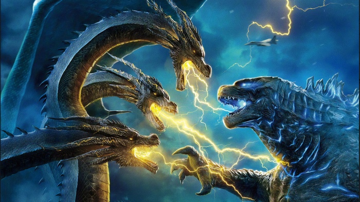 Godzilla vs Three-Headed King Ghidorah 4K