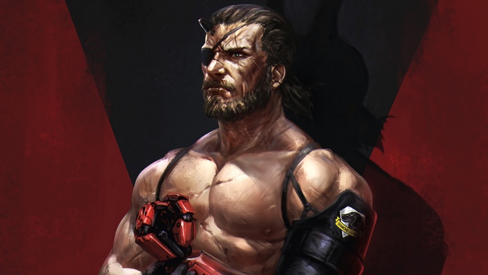 Venom Snake from Metal Gear Solid V 4K artwork