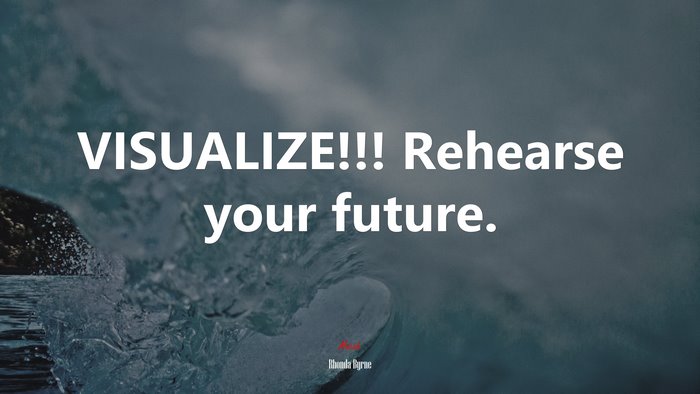 Rhonda Byrne Motivational Quote on Visualization