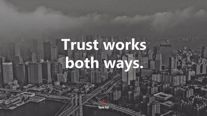 Trust works both ways. | Alyson Noel quote