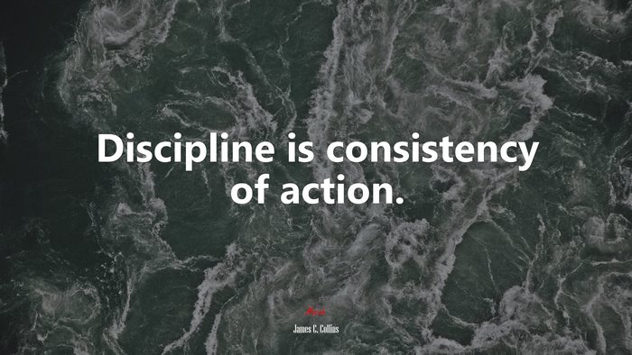 Discipline Quote by James C. Collins