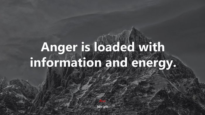 Anger is loaded with information and energy. | Audre Lorde quote