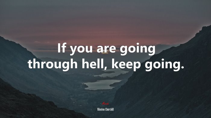 Winston Churchill Motivational Quote on Persistence