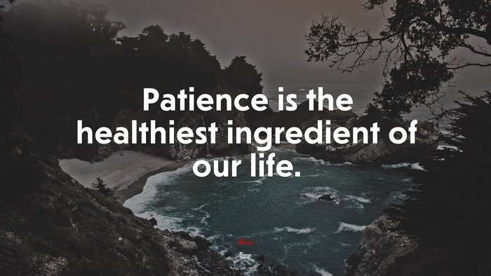 Patience is the healthiest ingredient of our life. | Umar quote