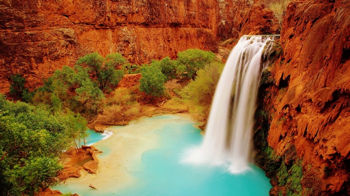 Havasu Falls in Grand Canyon National Park