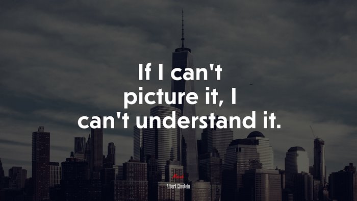 If I can’t picture it, I can’t understand it. | Albert Einstein quote