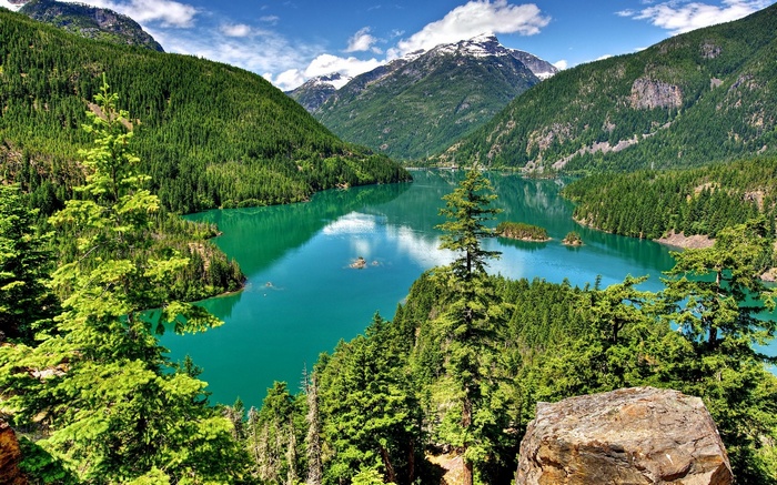 Diablo Lake in North Cascades National Park