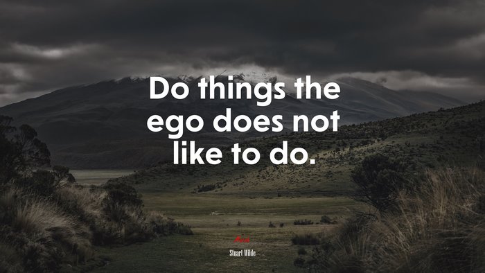 Do things the ego does not like to do. | Stuart Wilde quote
