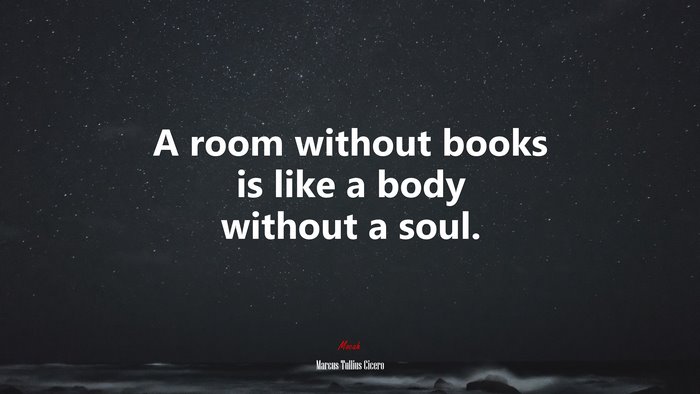 A room without books is like a body without a soul. | Marcus Tullius Cicero quote