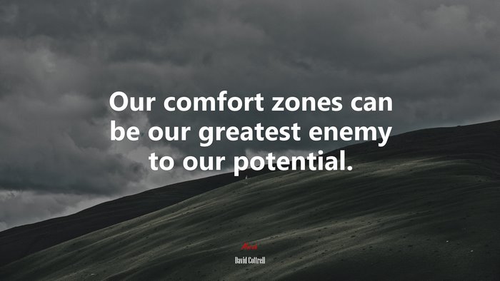 Our comfort zones can be our greatest enemy to our potential. | David Cottrell quote