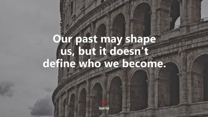 Our past may shape us, but it doesn’t define who we become. | Alyson Noel quote
