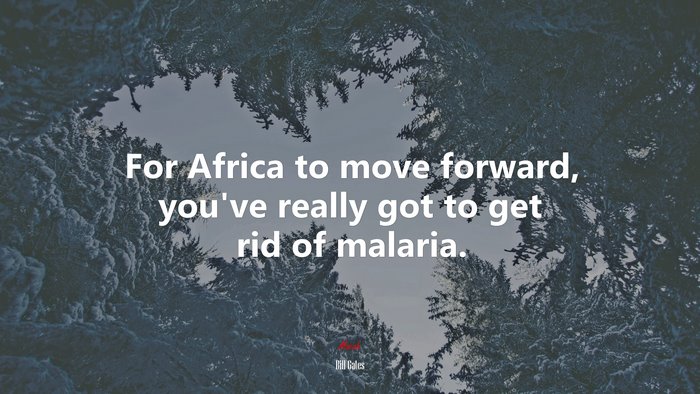 For Africa to move forward, you’ve really got to get rid of malaria. | Bill Gates quote