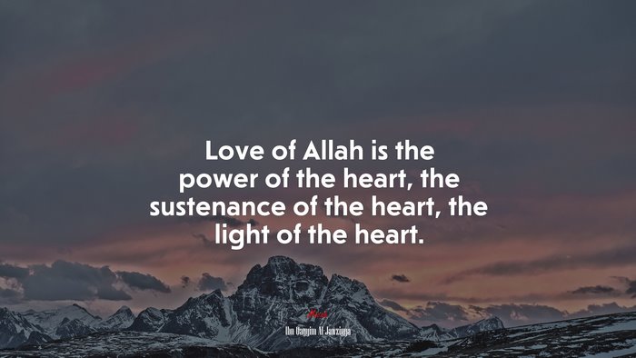 Love of Allah is the power of the heart, the sustenance of the heart, the light of the heart. | Ibn Qayyim Al-Jawziyya quote