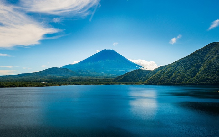 Mount Fuji and Lake Shoji, Japan