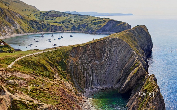 Lulworth Cove Dorset England