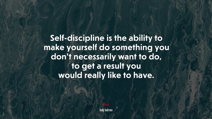Self-discipline is the ability to make yourself do something you don’t necessarily want to do, to get a result you would really like to have. | Andy Andrews quote