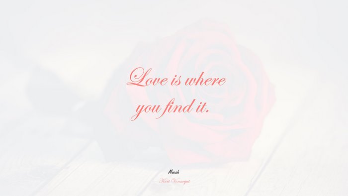 lovely hd with quote, Kurt Vonnegut quote