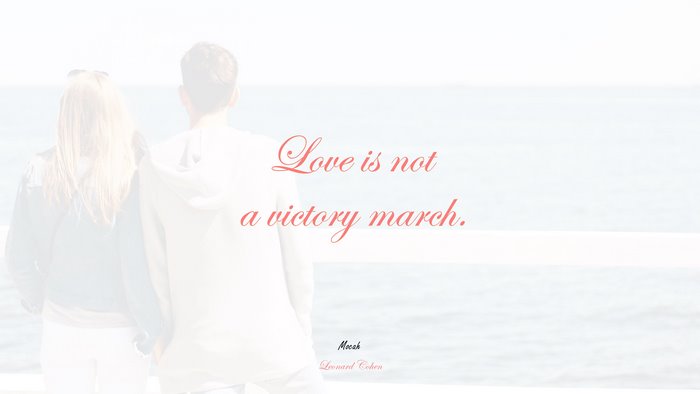 full hd wallpapers of love quote, Leonard Cohen quote