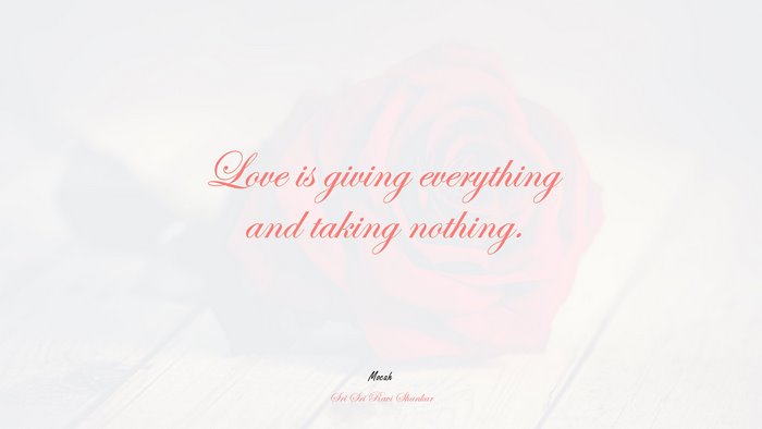 love quote with in hd, Sri Sri Ravi Shankar quote